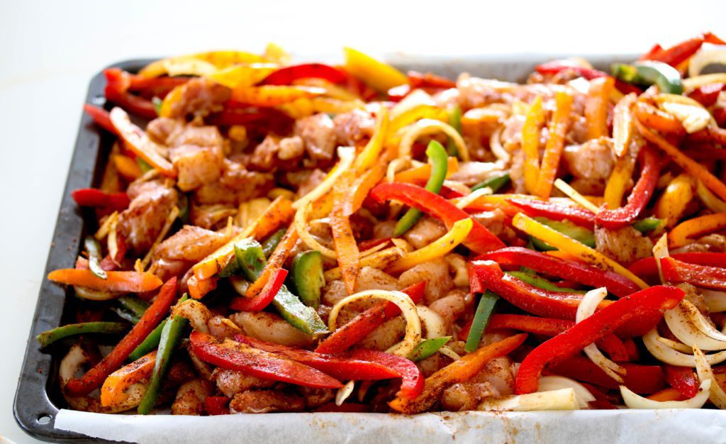 Mexikóskt fajitas á ofureinfaldan hátt GulurRauðurGrænn&Salt