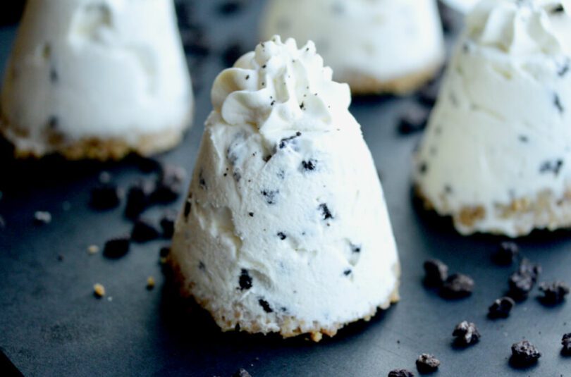 Oreo cookies & cream eftirréttaturn með makkarónubotni